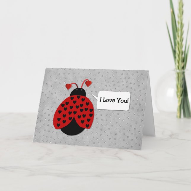 Love Bug Valentine's Day Card (Front)