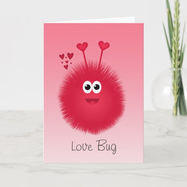 Love Bug Valentine's Day Card (Front)