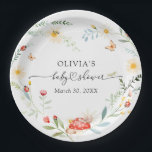 Love Bug Wildflower Baby Shower Paper Plates<br><div class="desc">This item is a charming blend of whimsy and nature, perfect for celebrating a sweet little one on the way. With gentle tones the item feels both cheerful and tender—ideal for a spring or summer shower. This is perfect for anyone looking to host a cozy, nature-inspired celebration full of love...</div>