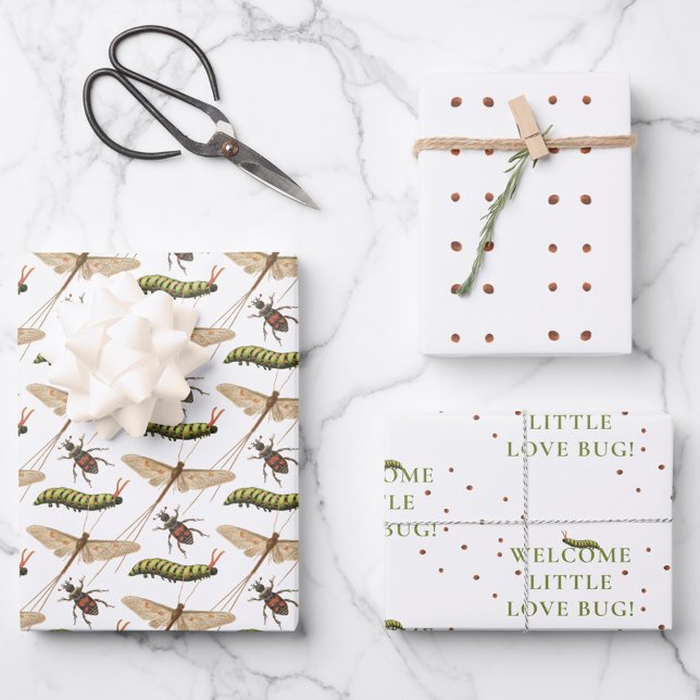 Love Bug Wrapping Paper Sheets (Creator Uploaded)