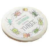 Love Bugs Birthday Sugar Cookie (Angled)