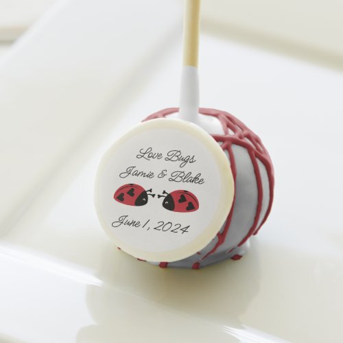 Love Bugs Personalize Cake Pops