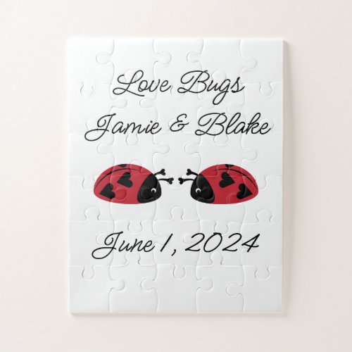 Love Bugs Personalize Puzzle