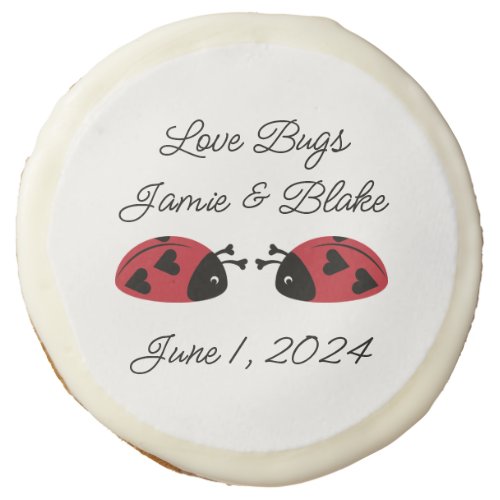 Love Bugs Personalize Sugar Cookie