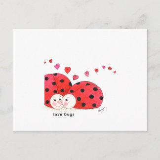 Love Bugs Postcard