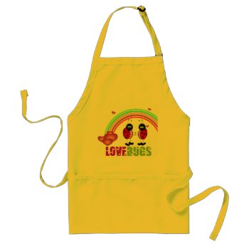 Love Bugs Valentine's Day Apron by stopnbuy at Zazzle