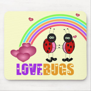 Love bugs Valentine's Day Mousepad