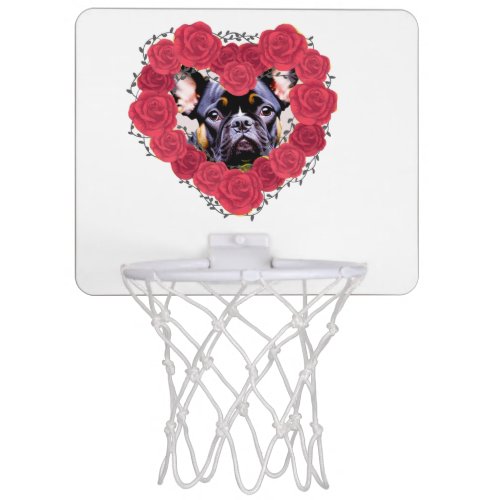 Love Bulldogs and Roses Mini Basketball Hoop