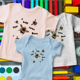 Love Bumblebees Young Child Toddler T-shirt