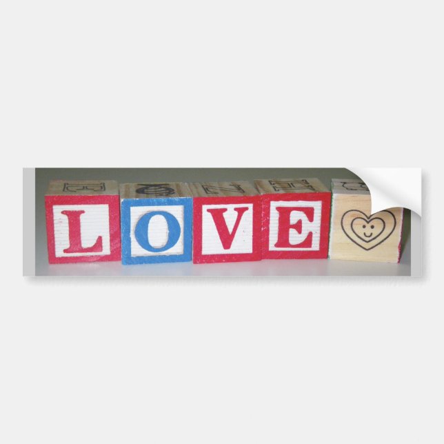 Love bumper sticker (Front)