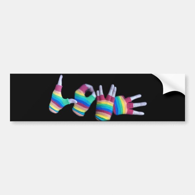 Love Bumper Sticker (Front)