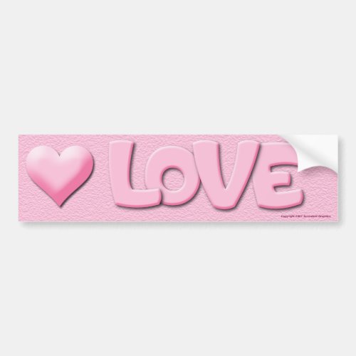 Love Bumper Sticker