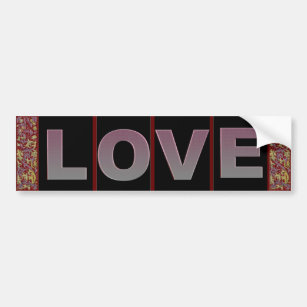 Love Bumpersticker Bumper Sticker