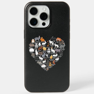 Love Bunnies Funny Rabbit Heart iPhone 15 Pro Max Case
