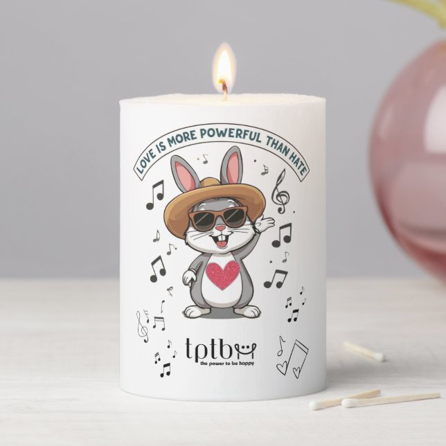 LOVE BUNNY CANDLE (In Situ)