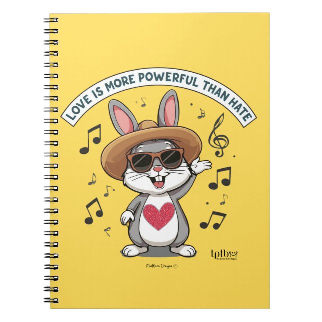 LOVE BUNNY NOTEBOOK (Front)