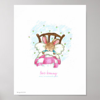 Love Bunny print