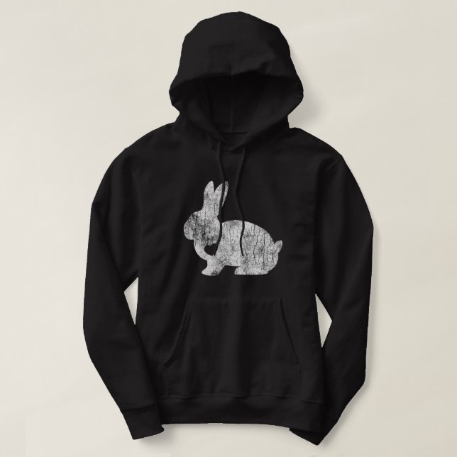 Love Bunny  Rabbit Lover Animal Pet Owner Easter G Hoodie (Design Front)
