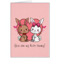 Love Bunny Valentine's Card