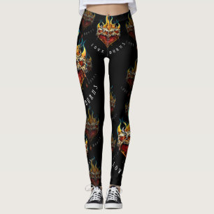 LOVE BURNS_Leggings Leggings