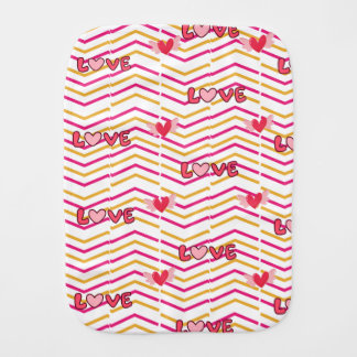 Love burp cloth