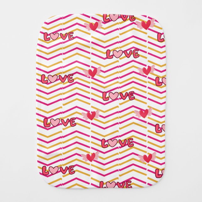 Love burp cloth (Front)