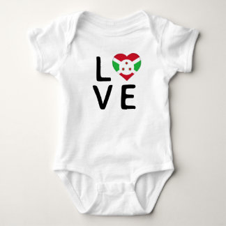 Love - Burundi Flag Baby Bodysuit