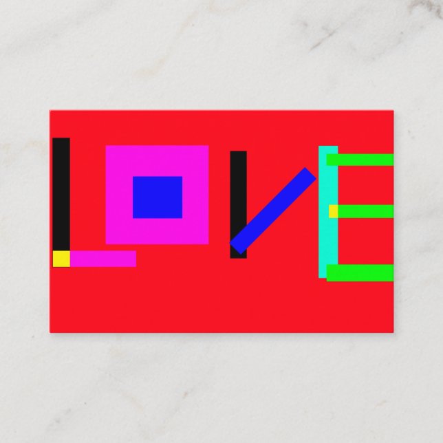 Love Business Card (Front)