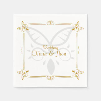 Love butterflies napkins