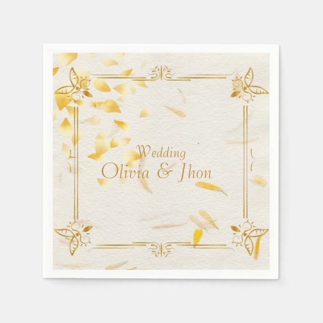 Love Butterflies Napkins (Front)