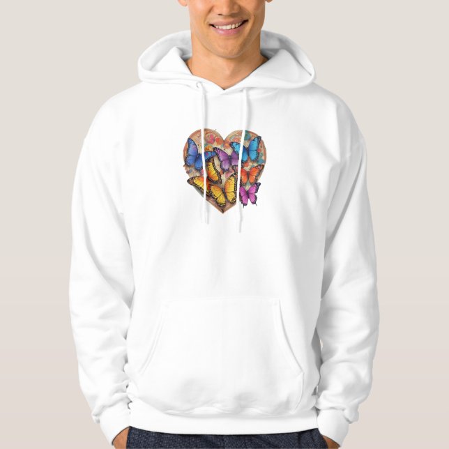 love butterfly hoodie (Front)