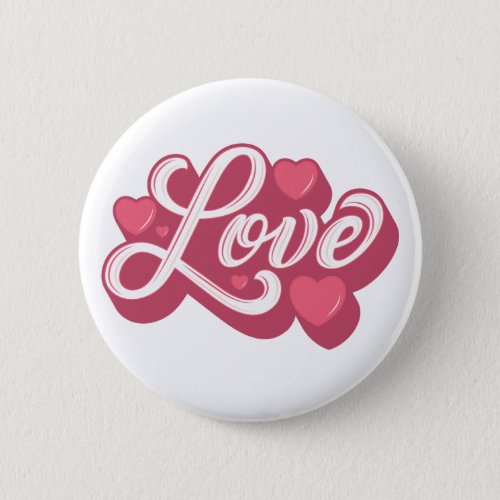 LOVE  Button Pin