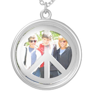 love button silver plated necklace