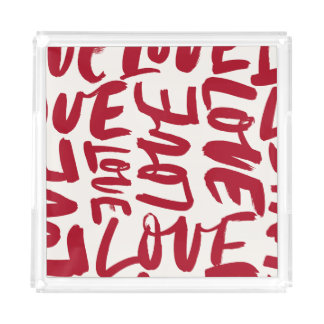 Love by Sommer Hamilton  Acrylic Tray