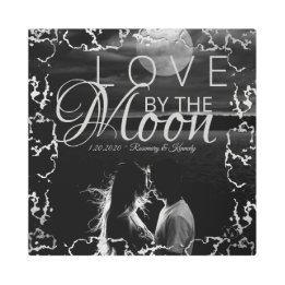 Love By The Moon Metalic Wall Art