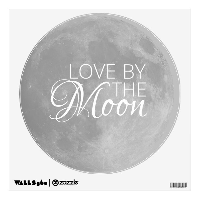 Love By The Moon Wall Decal (Front)