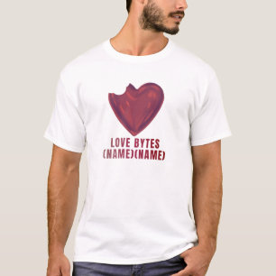 Love Bytes Personalized Tee