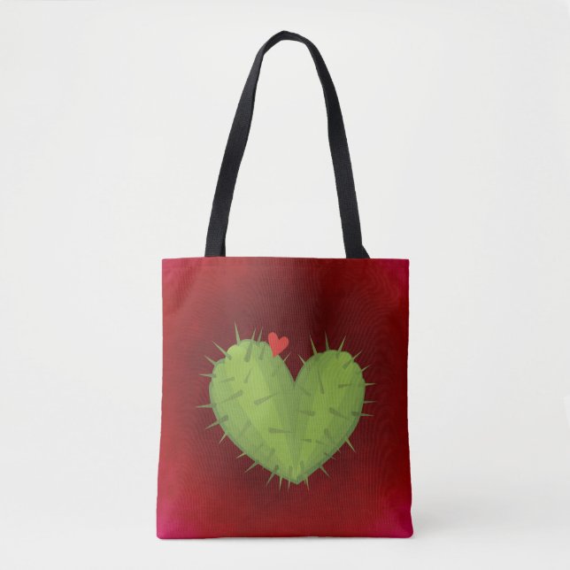 Love Cactus Tote Bag (Front)