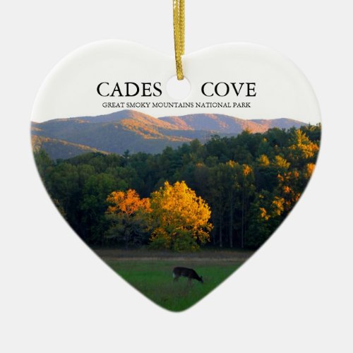 Love Cades Cove Christmas Ornament