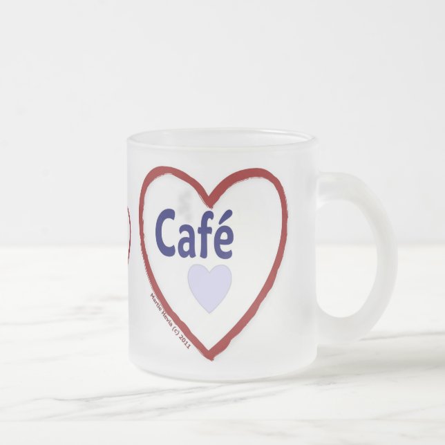 Love Café - Frosted Mug (Right)