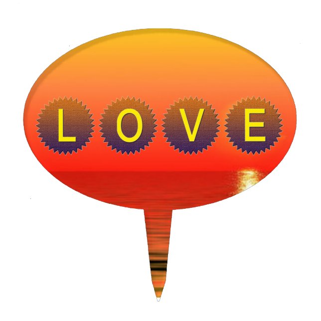 Love Cake Topper (Front)