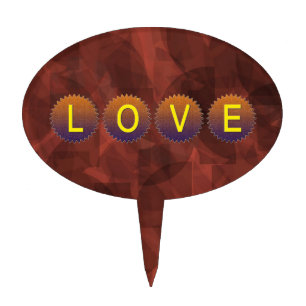 Love Cake Topper