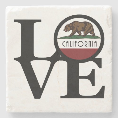 LOVE California Stone Coaster