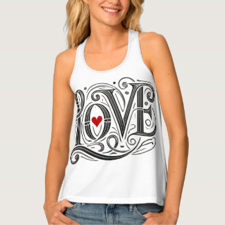 Love" Calligraphy Tank Top