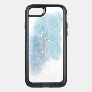 Love Calligraphy Watercolor Paint Art Artistic OtterBox Commuter iPhone SE/8/7 Case