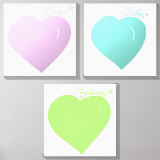 Love Calm Balance - Canvas Photo Tile