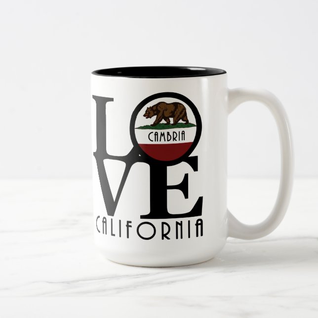 LOVE Cambria 13oz Two-Tone Coffee Mug (Right)