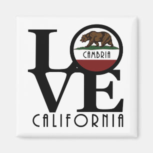 LOVE Cambria California Magnet