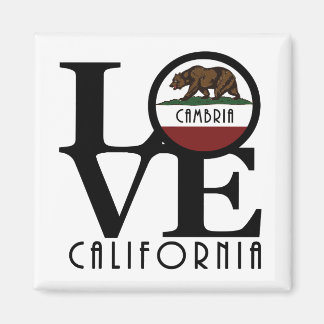LOVE Cambria California Magnet