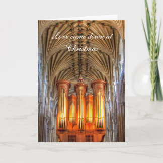 Love came down at Christmas Holiday Card